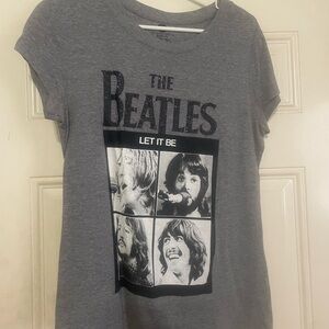 Kids Grey 'Let It Be' Graphic Tee